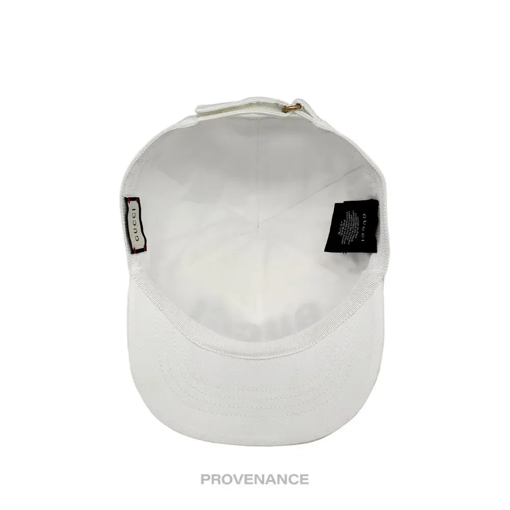 🔴 Gucci Campaign Hat Cap - White - Picture 7 of 9